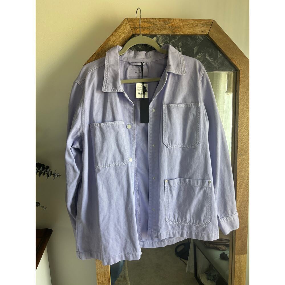 Blank NYC Lightweight Denim Utility Shirt Jacket